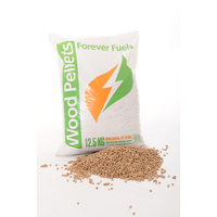 Forever Fuels bag and loose ENplus-A1 wood pellets